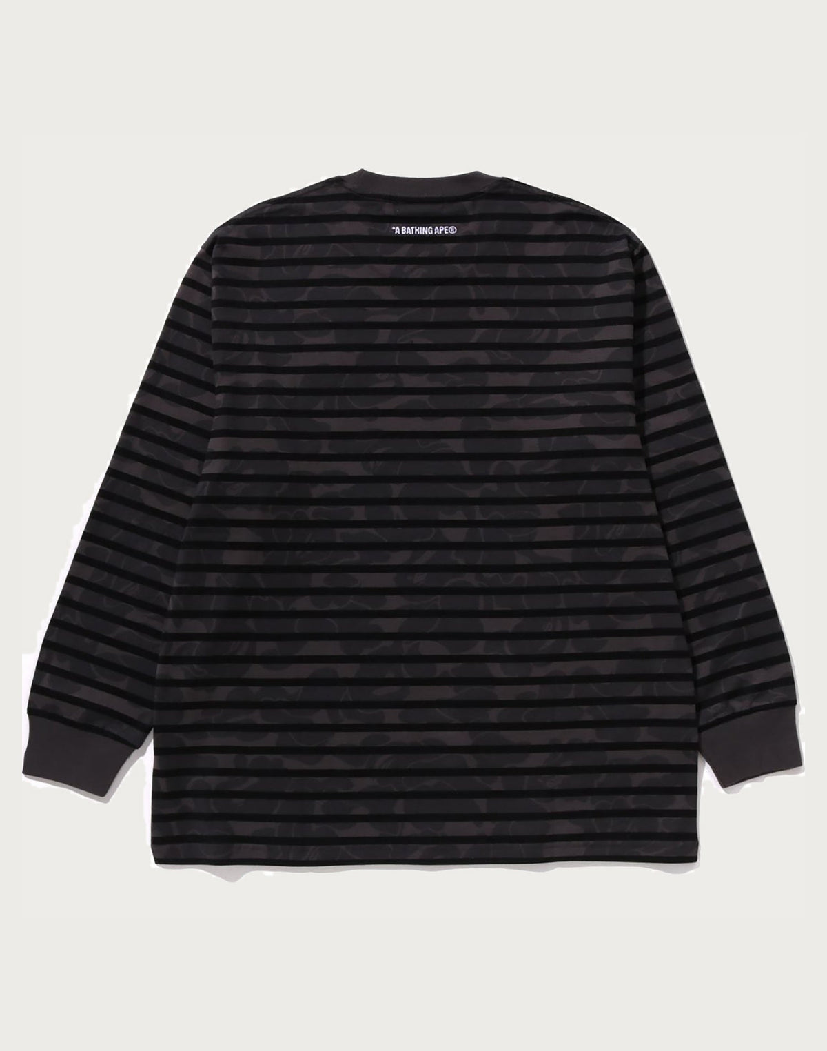 SOLID CAMO ONE POINT RELAXED FIT STRIPE LS TEE MENS