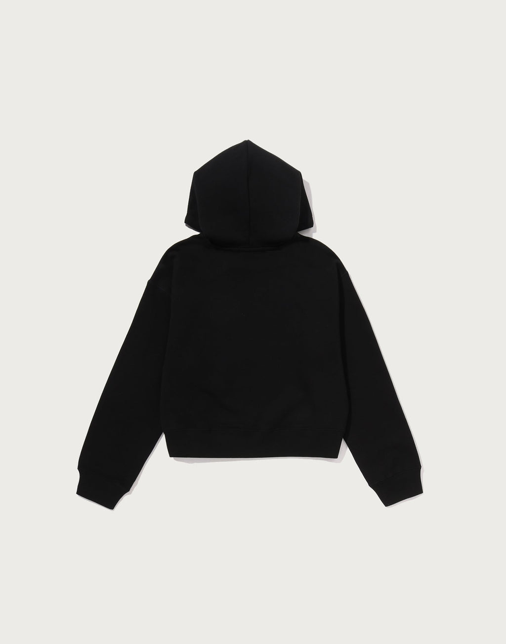 CAMO LACE PATCH BOXY CROPPED PULLOVER HOODIE LADIES