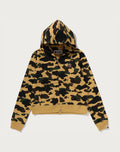 1ST CAMO ZIP HOODIE LADIES