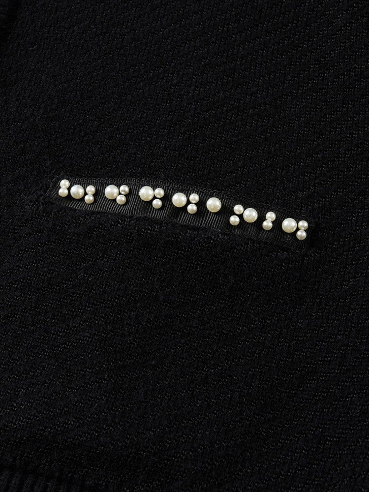 Thom Browne Style Cropped Round-Neck Women's Jacket