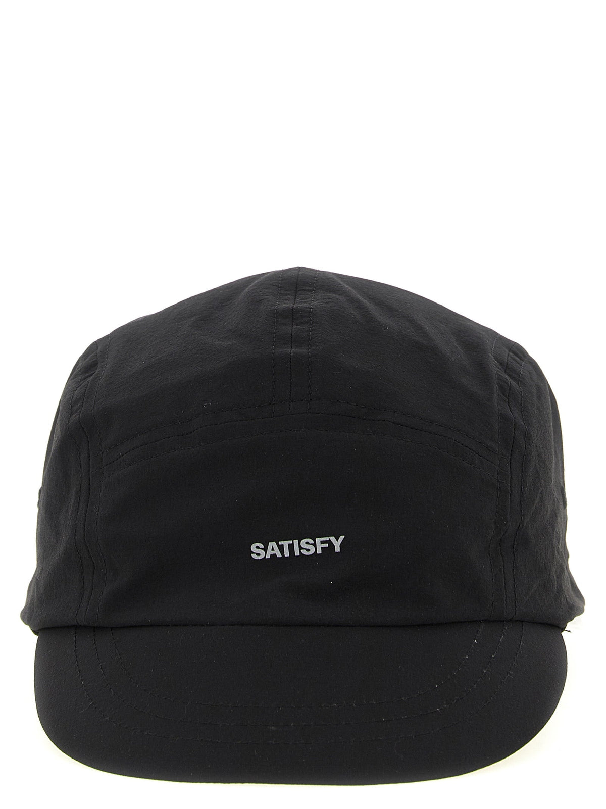 Satisfy Black Polyamide Baseball Cap