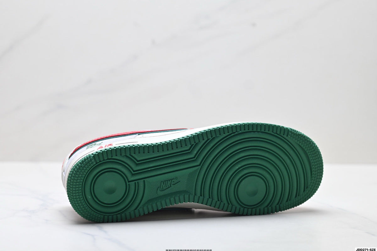 Nike Air Force 1 '07 LV8 Lunar New Year Low-Top Sneakers – Red/White/Green