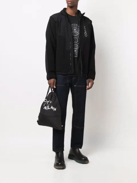 COUNTY OF MILAN lightweight zipped jacket