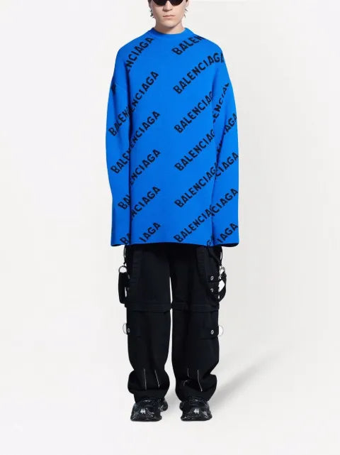 Balenciaga Allover Logo jumper