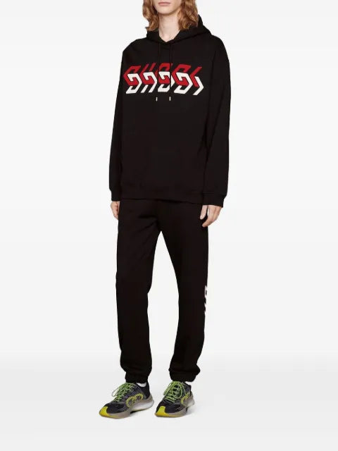 Gucci mirrored-print hoodie