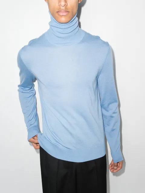 Dolce & Gabbana roll-neck fine-knit jumper
