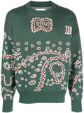 RHUDE intarsia-knit jumper