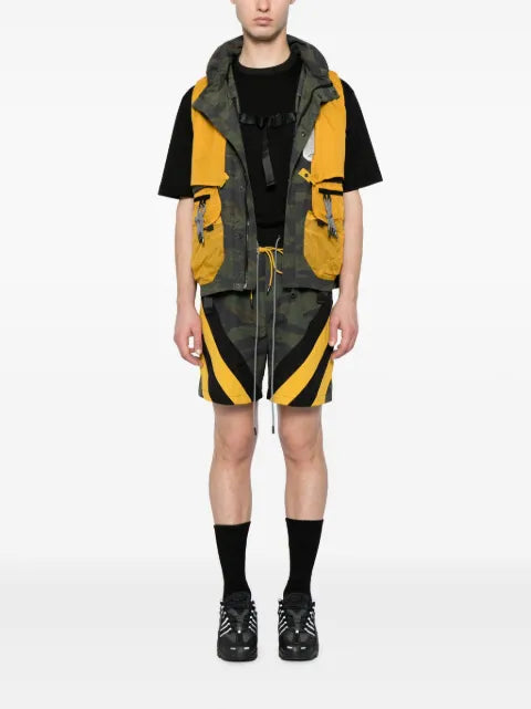 Mostly Heard Rarely Seen cargo-pockets cotton gilet