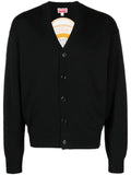 Kenzo Boke flower-embroidery V-neck cardigan