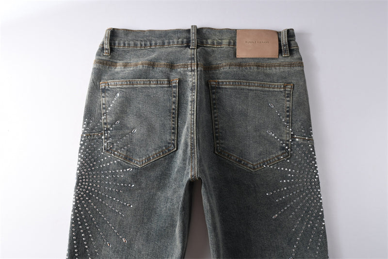 PURPLE  Fashion Jeans 9122