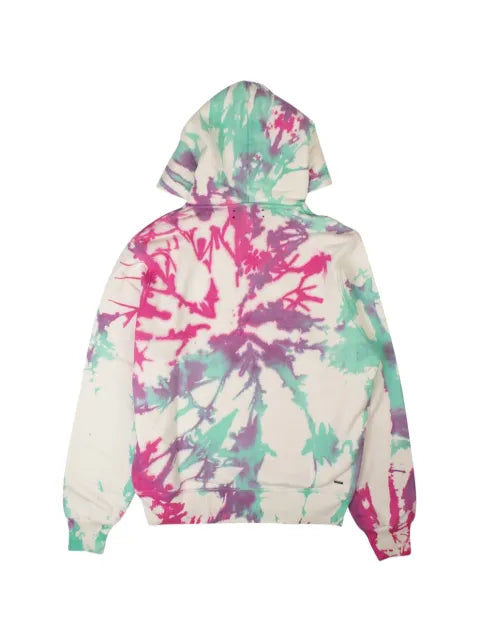 AMIRI logo-print tie-dye hoodie