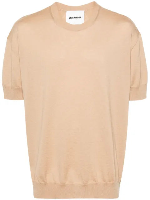 Jil Sander short-sleeve wool jumper