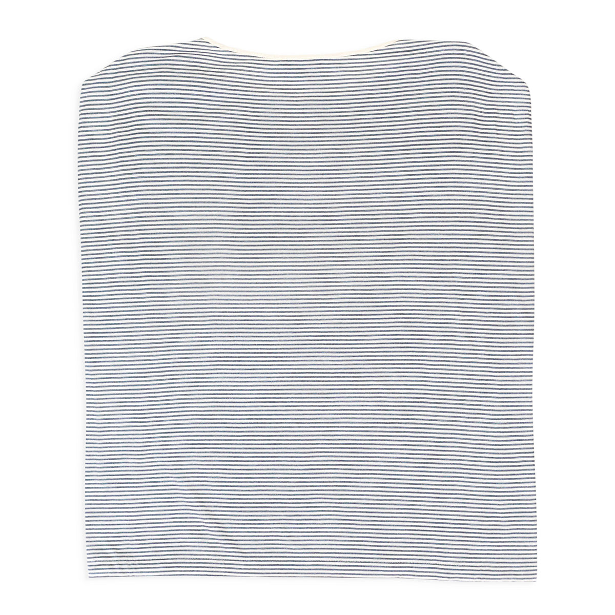 SILK STRIPED WHITE/GRAY BLOUSE