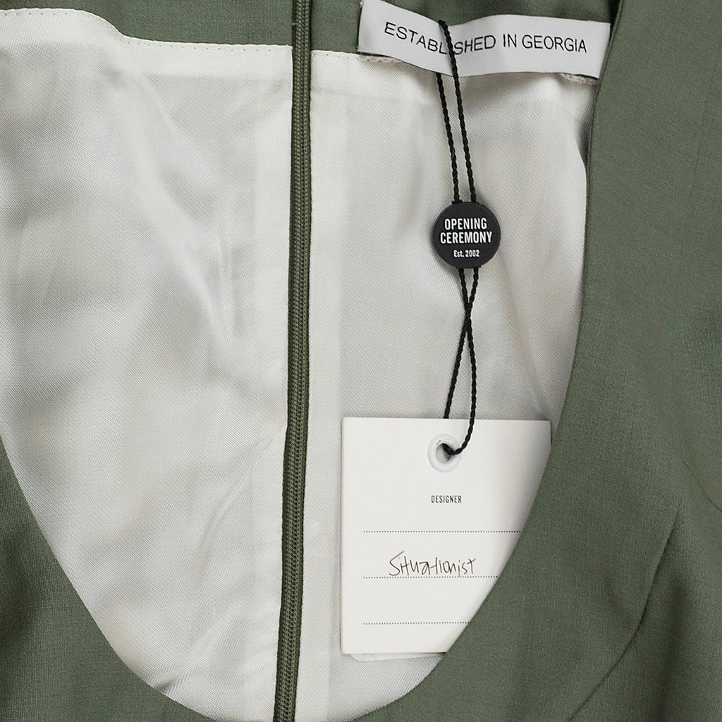 SHORT GREEN DRESS