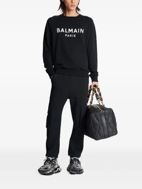 Balmain logo-print sweatshirt