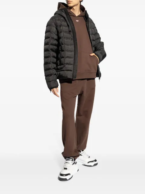 Diesel W-Stone logo-appliqué puffer jacket