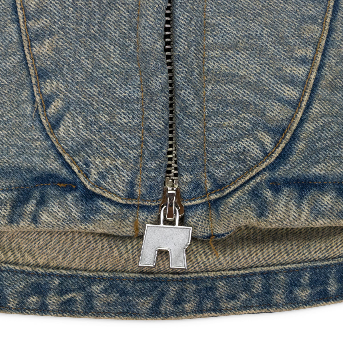 BLUE FATHERS GARDEN TRUCKER JACKET