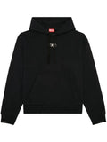 Diesel S-Macs-Hood-Od metallic logo hoodie