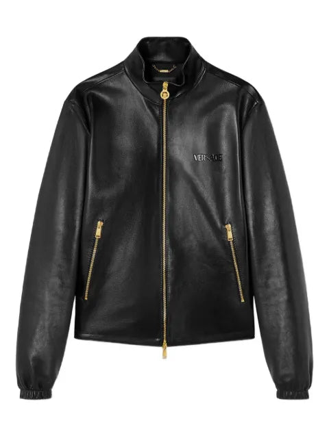 Versace Plongé leather jacket