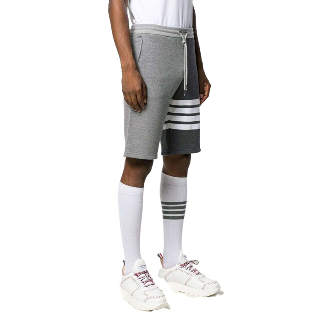 Thom Browne Style Color-Block Sweatpants