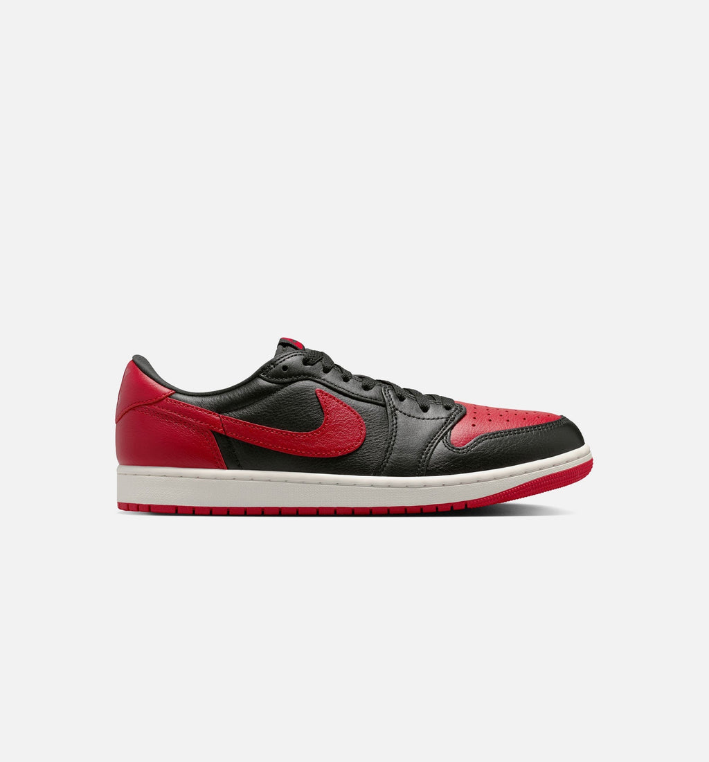 Air Jordan 1 Retro Low OG Banned Men's Shoes - Black Varsity Red White