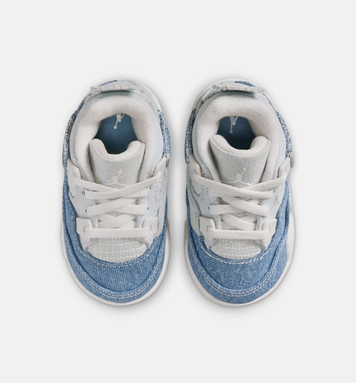 Air Jordan 4 Retro Worn Blue Infant/Toddler Sneakers