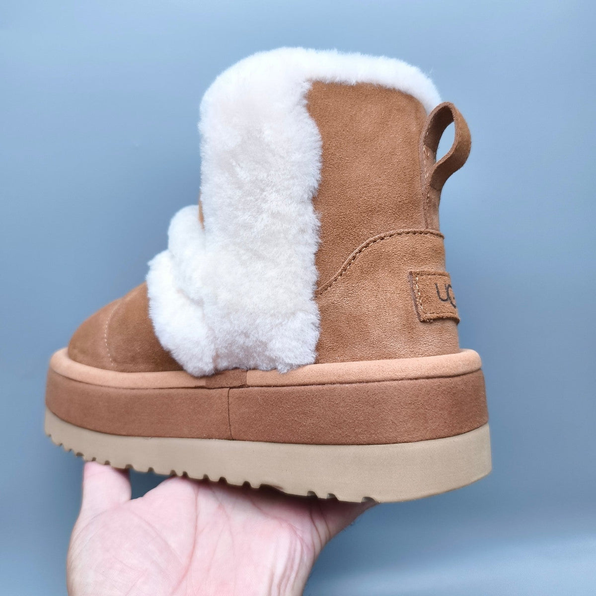 Chestnut Caterpillar Platform Mid-Top Casual Shoes — New Arrival | In Stock