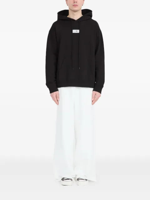 MM6 Maison Margiela logo hooded sweatshirt