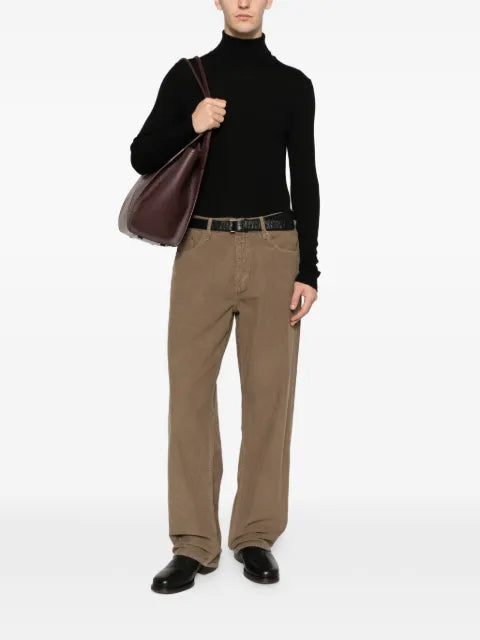Sunflower roll-neck wool sweater