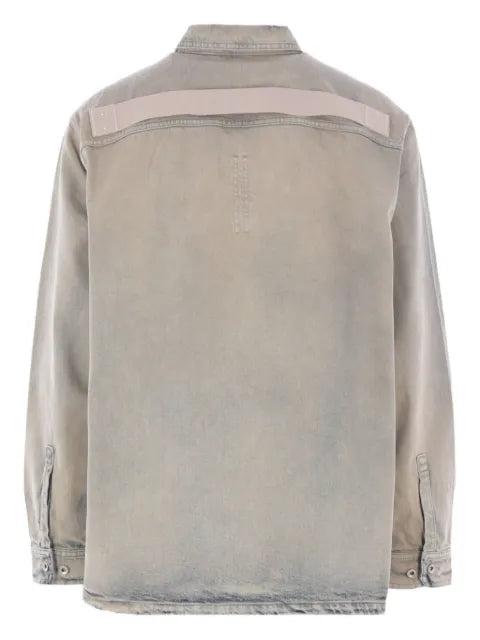 Rick Owens DRKSHDW patch-pockets denim jacket