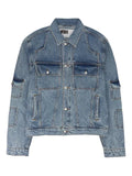SP5DER flap-pocket denim jacket