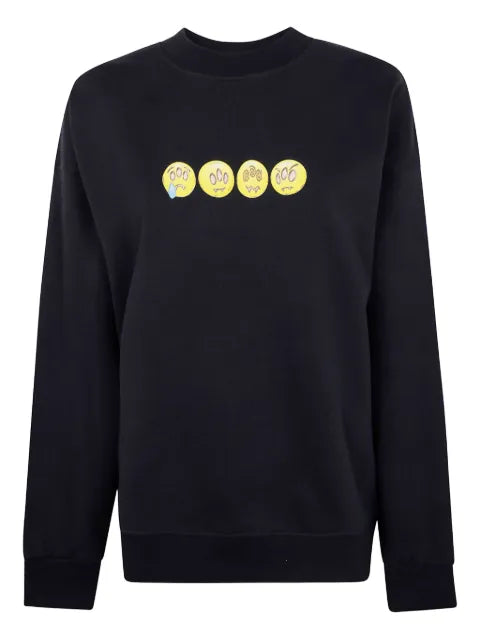 BARROW emoticon-print sweatshirt