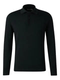 Canali polo-neck long-sleeve sweater