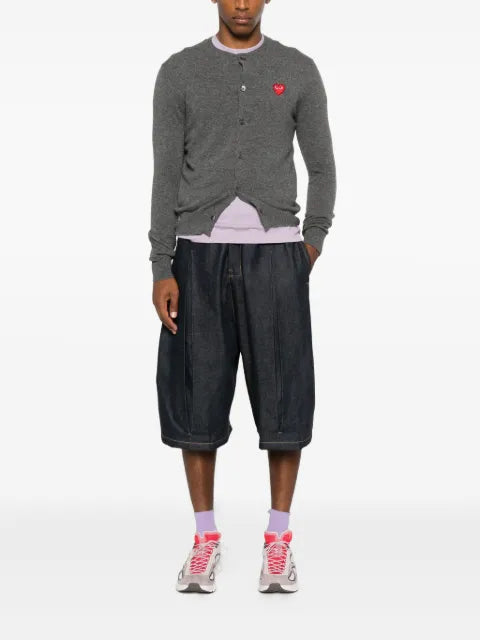 Comme Des Garçons Play logo heart-emblem cardigan