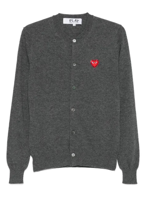 Comme Des Garçons Play logo heart-emblem cardigan