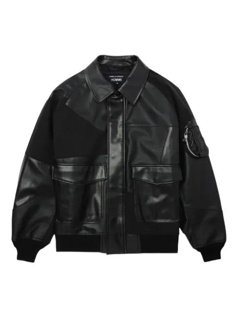 Comme des Garçons Homme patchwork panelled jacket