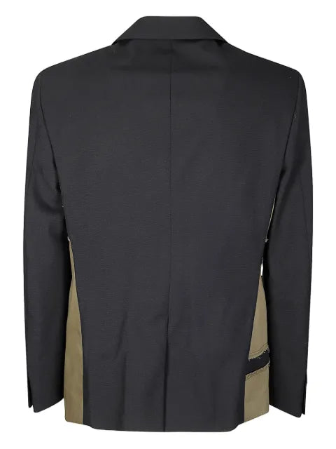 Comme des Garçons Homme Plus patchwork wool blazer