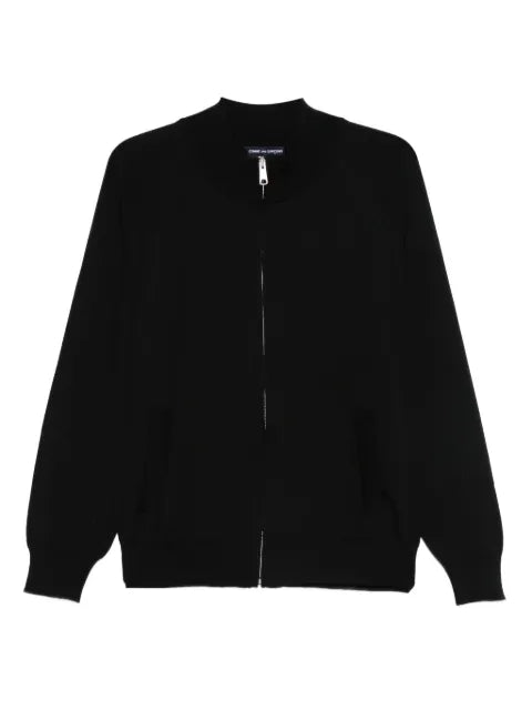 Comme des Garçons Homme wool zip-up sweater