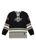Mitchell & Ness Los Angeles Kings Black Lace-Up pullover