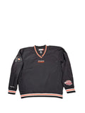 Mitchell & Ness logo-patch V-neck sweater