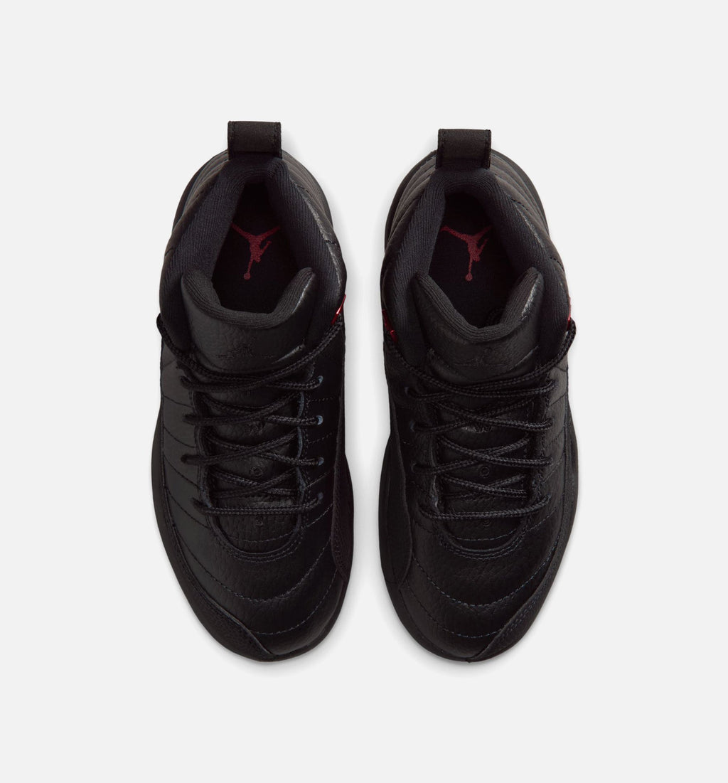 Air Jordan 12 Retro Bloodline Preschool Lifestyle Shoe – Black/Varsity Red