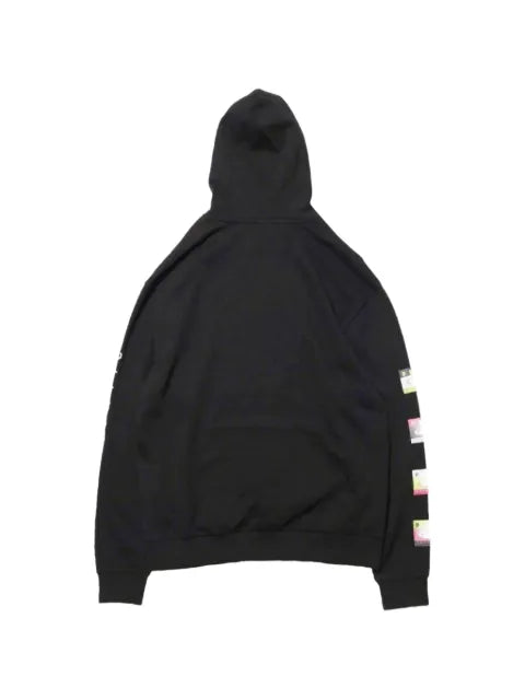 PUMA hooded logo-detail hoodie