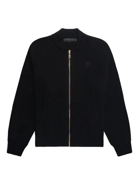 PLACE OF ËLMS logo-embroidered cardigan