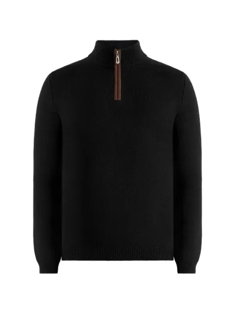 Manière De Voir Torin quarter zip knit jumper