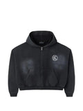 GV Gallery logo-detail zip hoodie