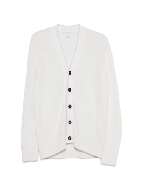 Eleventy contrasting-trim buttoned cardigan