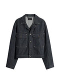 LEMAIRE trucker jacket with studs in denim