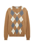 Pringle of Scotland V-neck argyle-pattern sweater