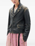 Ann Demeulemeester Malik leather jacket