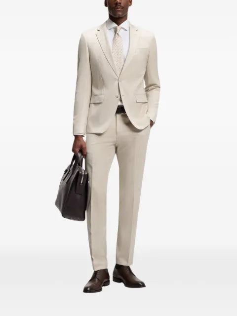 BOSS one - slim-fit suit jacket in virgin wool serge